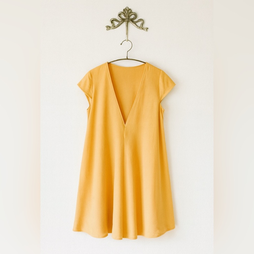 Asilio Dress | dusk to dawn Orange | V-Neck Dress | Vacation Dress